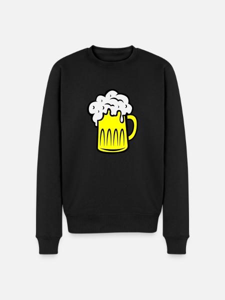 Bière 002 - Pull Premium bio Homme - noir