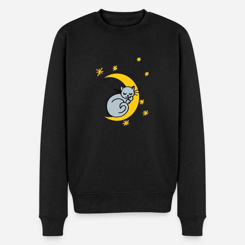 Mondkatze - Pull Premium bio Homme - noir