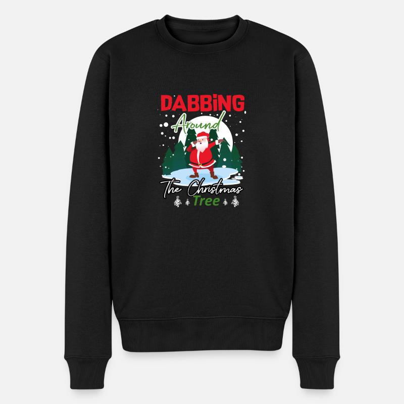 Dab Père Noël cadeau de Noël Dabb - Pull Premium bio Homme - noir