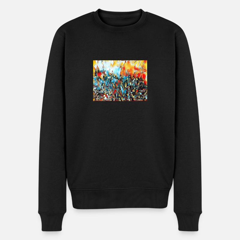 Art moderne - Pull Premium bio Homme - noir