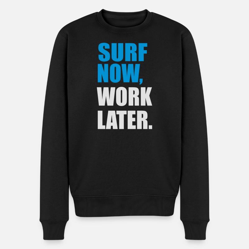 surf - Pull Premium bio Homme - noir