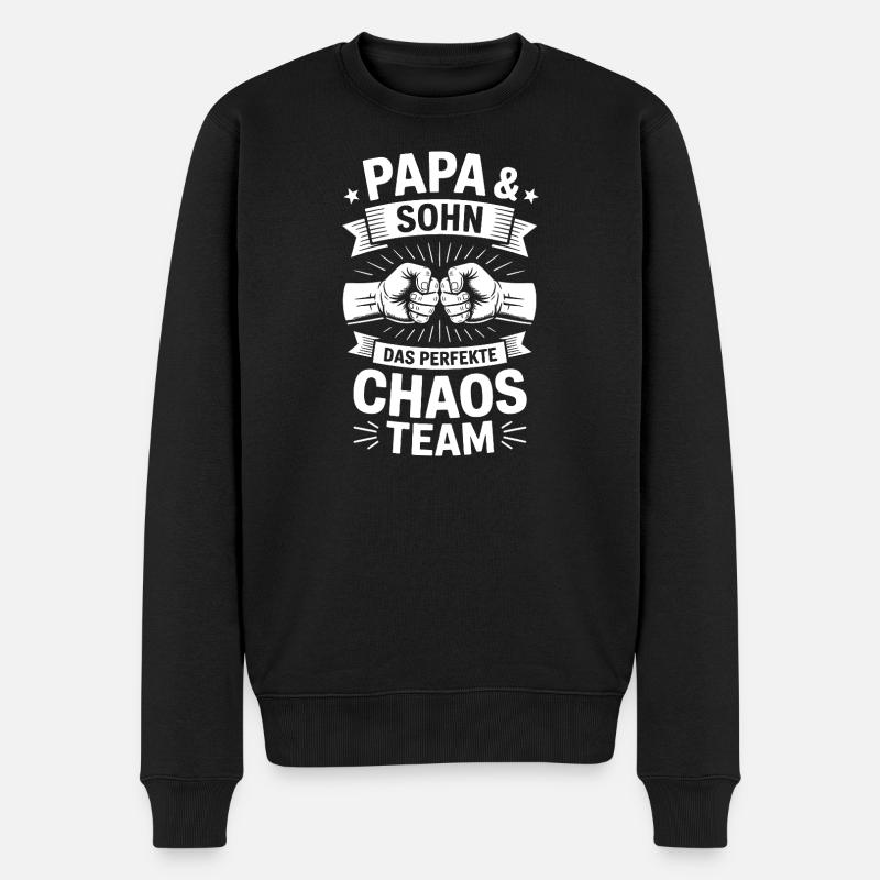 Équipe Chaos Papa & Sohn - Pull Premium bio Homme - noir
