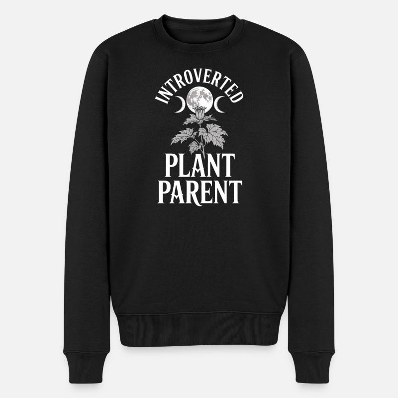Parent de plante introverti - Pull Premium bio Homme - noir
