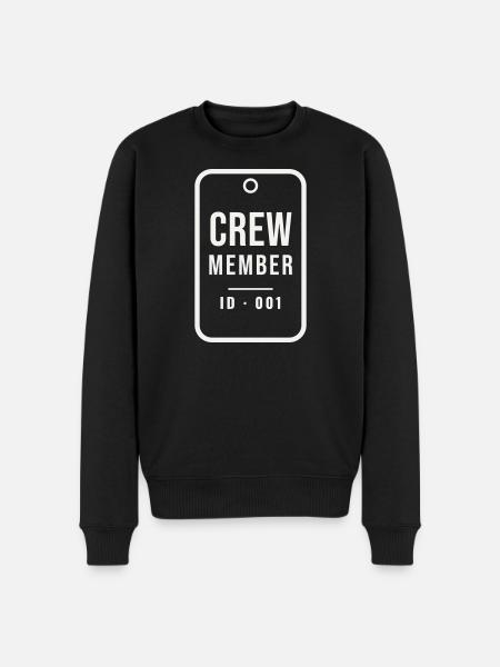 Événement du personnel de l’équipe d’identification des membres d’équipage Tag Tag Badge - Pull Premium bio Homme - noir