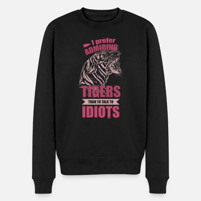 Je préfère Tiger - Pull Premium bio Homme - noir
