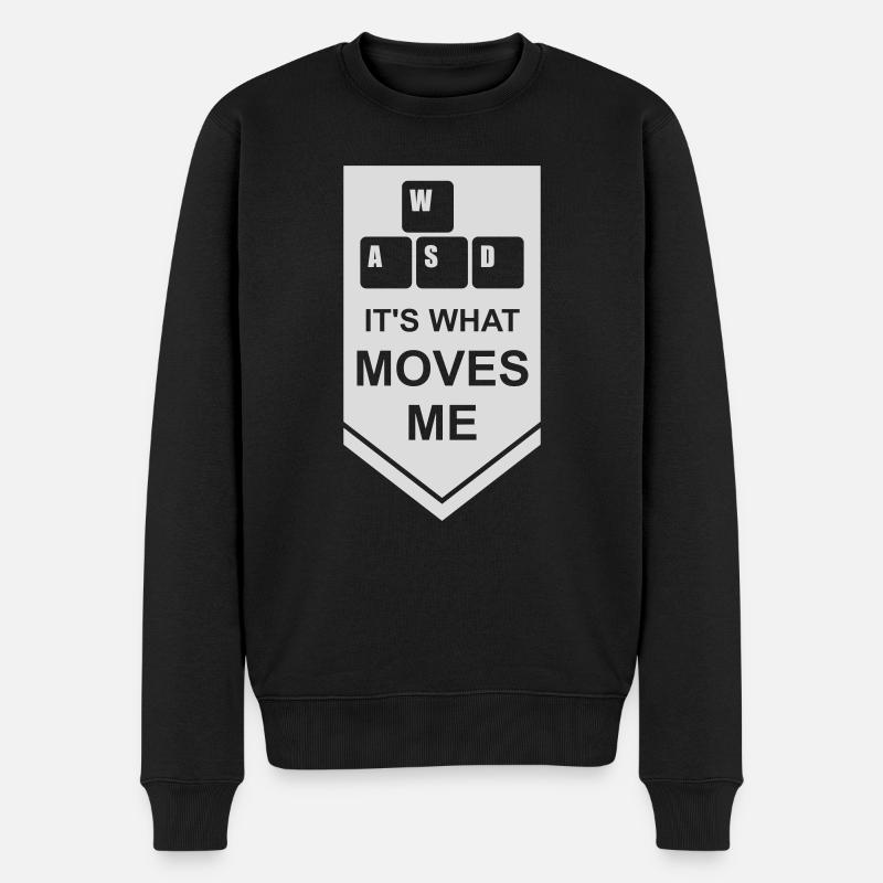 c’est ce qui m’émeut - Pull Premium bio Homme - noir