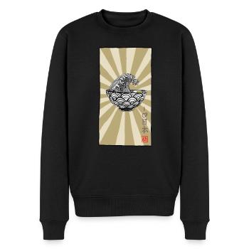 Ramenmanga I Love Japan - Men's Premium Organic Jumper - black - Front - Nico (187cm)