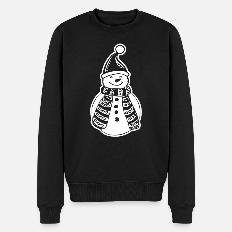 Bonhomme de neige - Pull Premium bio Homme - noir