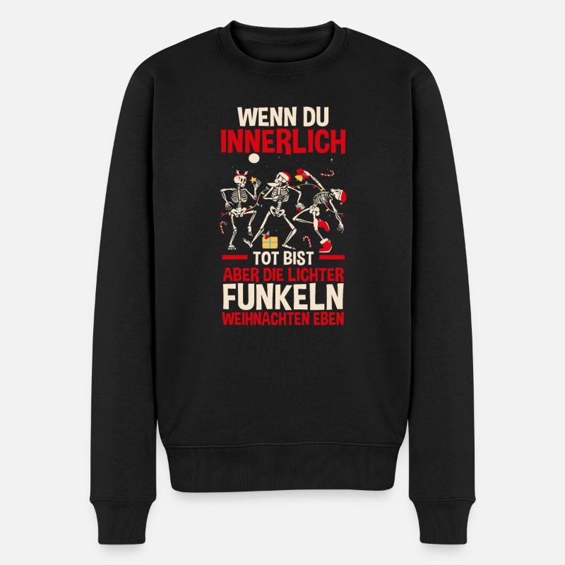 Noël du Père Noël - Pull Premium bio Homme - noir