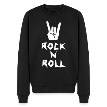Rock n Roll - Pull Premium bio Homme - noir - Devant - Nico (187cm)