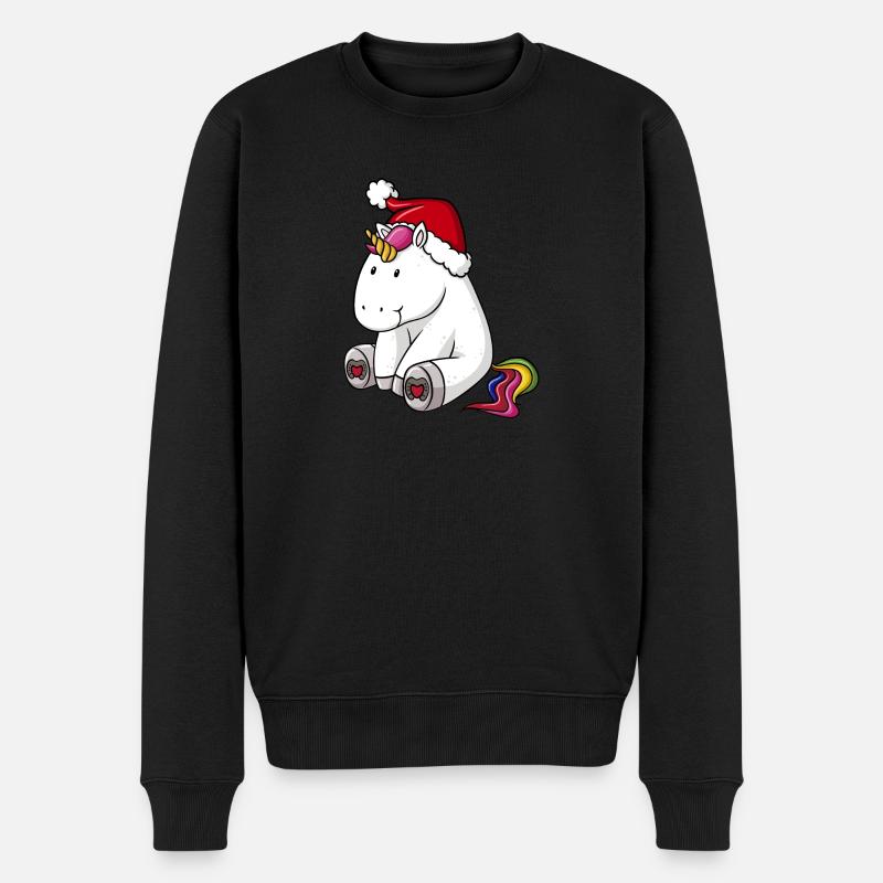 Licorne de Noël - Pull Premium bio Homme - noir