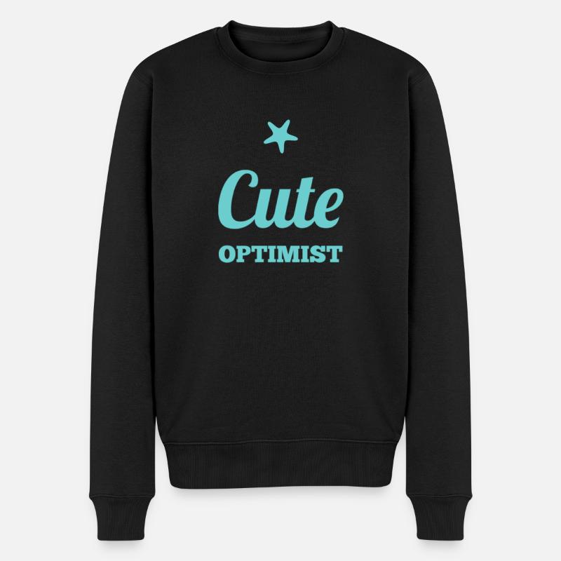 Lustige BABY Sprüche - Männer Premium Bio Pullover - Schwarz