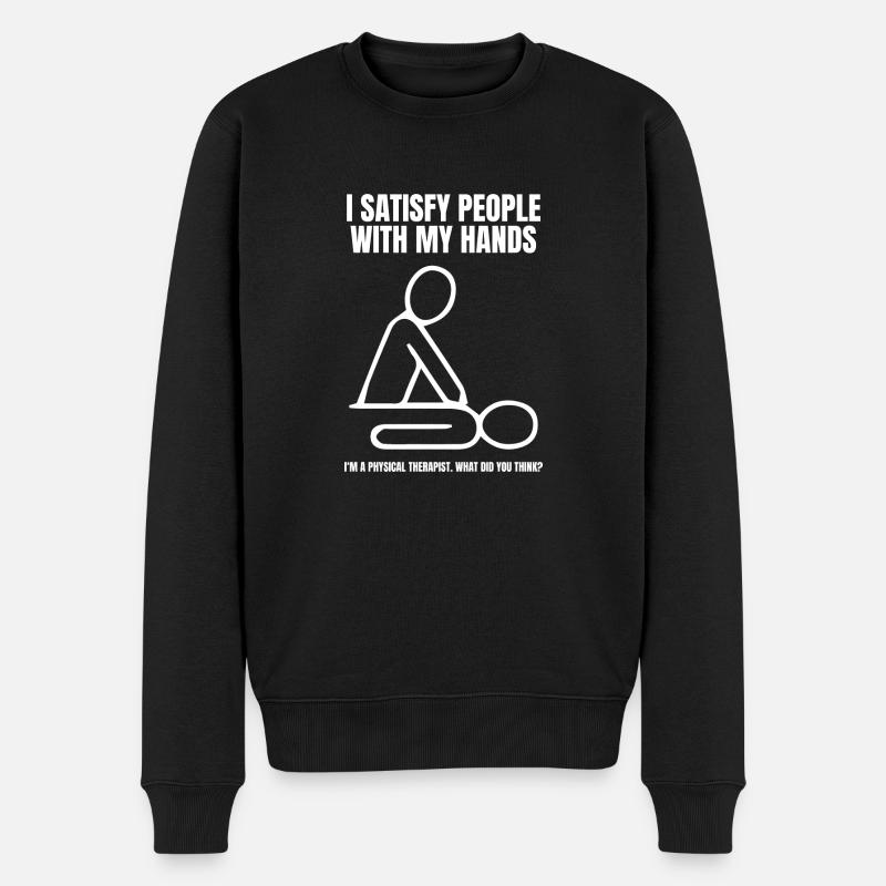 Physiothérapeutes | Masseur profession cadeau - Pull Premium bio Homme - noir