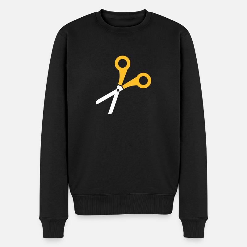 Ciseaux - Pull Premium bio Homme - noir