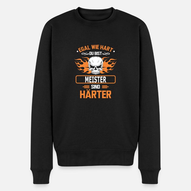 MEISTER - Männer Premium Bio Pullover - Schwarz