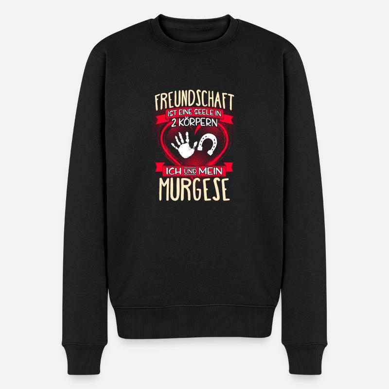MURGESE - 3 - Männer Premium Bio Pullover - Schwarz