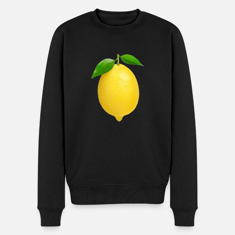 citron - Pull Premium bio Homme - noir