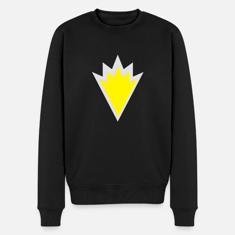 SuperTed - Männer Premium Bio Pullover - Schwarz