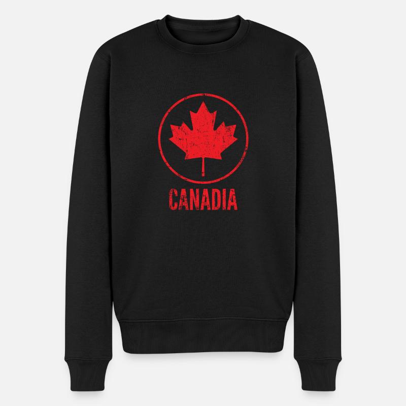 Canadia - Pull Premium bio Homme - noir