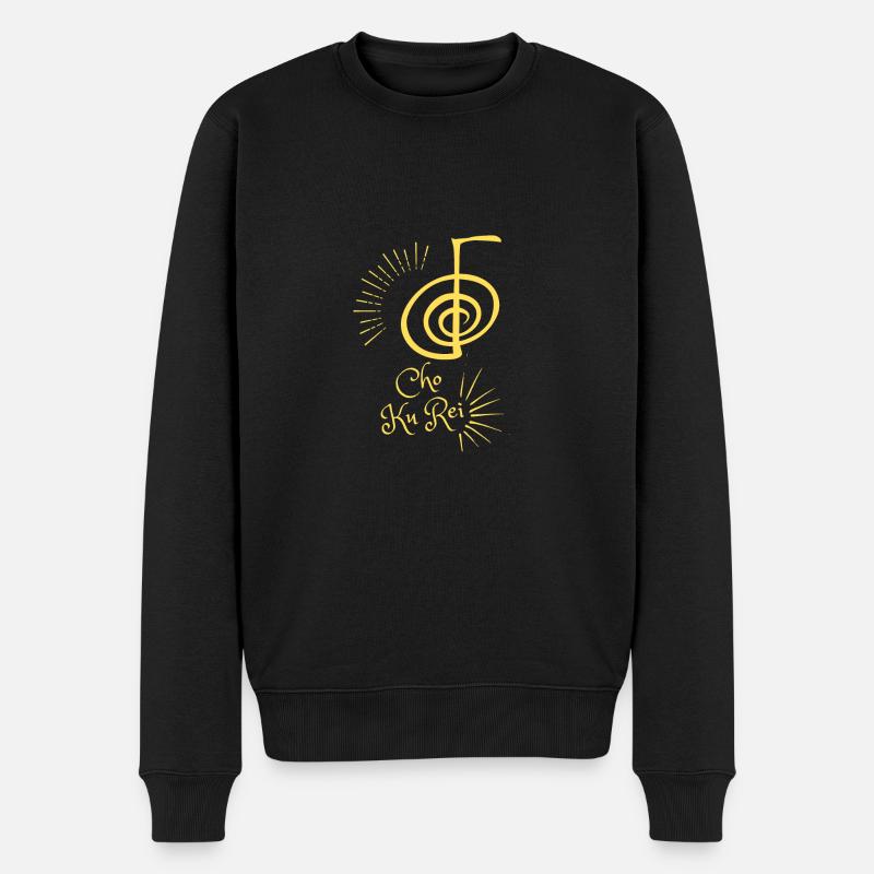 Cho Ku Rei - Männer Premium Bio Pullover - Schwarz