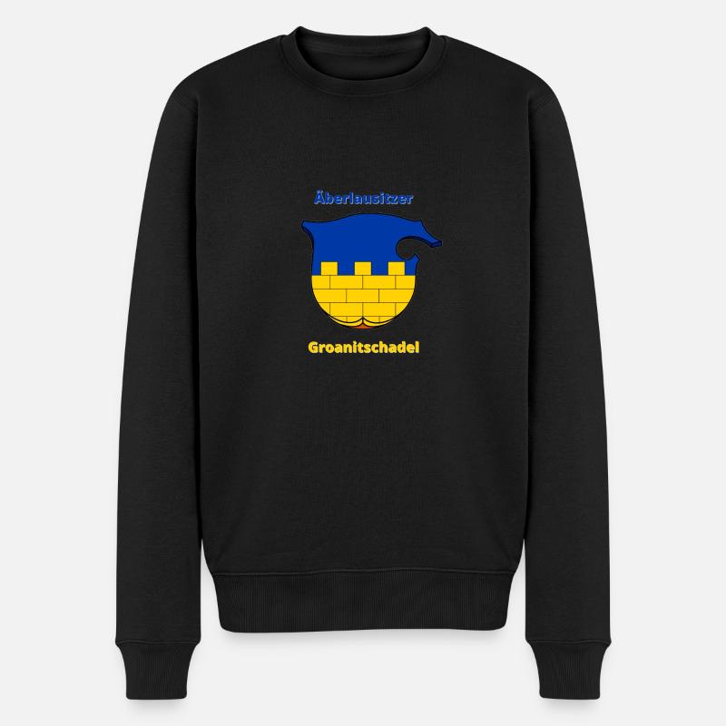 Äberlausitzer Groanitschadel - Männer Premium Bio Pullover - Schwarz