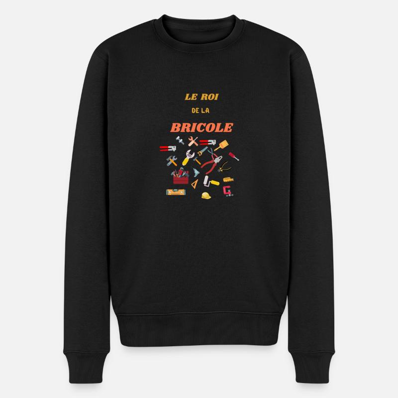 ROI DE LA BRICOLE - Pull Premium bio Homme - noir