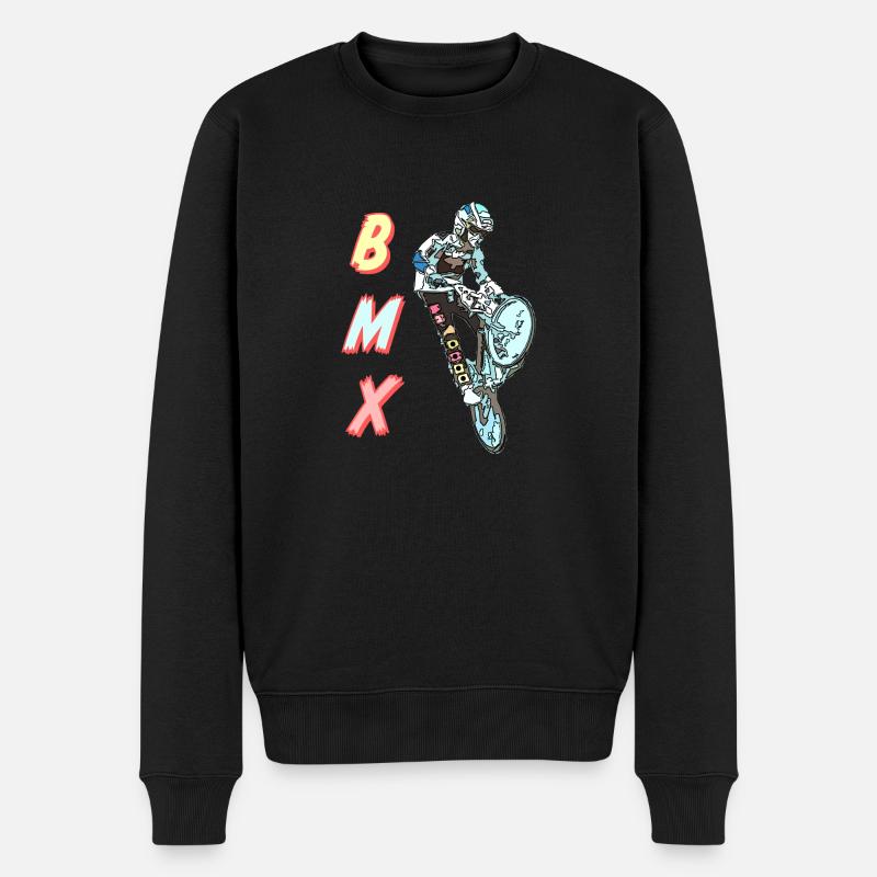 bmx - Männer Premium Bio Pullover - Schwarz