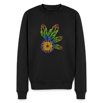 Springs on ball - Men's Premium Organic Jumper - black - Front - Nico (187cm)