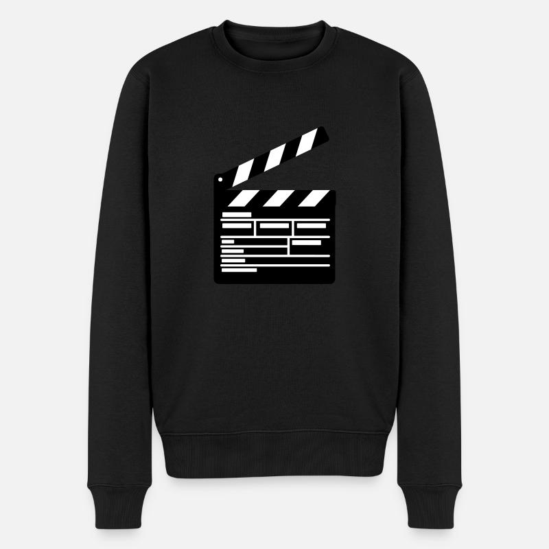 Filmklappe Réalisation Cinéma - Pull Premium bio Homme - noir