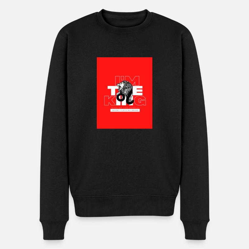 The Lion King - Männer Premium Bio Pullover - Schwarz