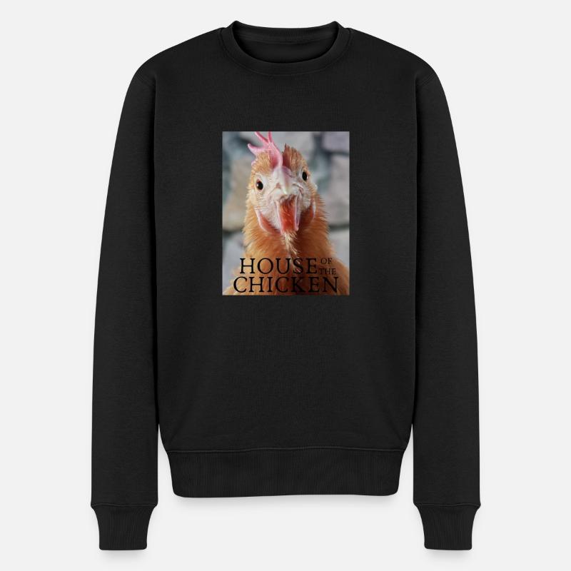Maison du Poulet - Pull Premium bio Homme - noir