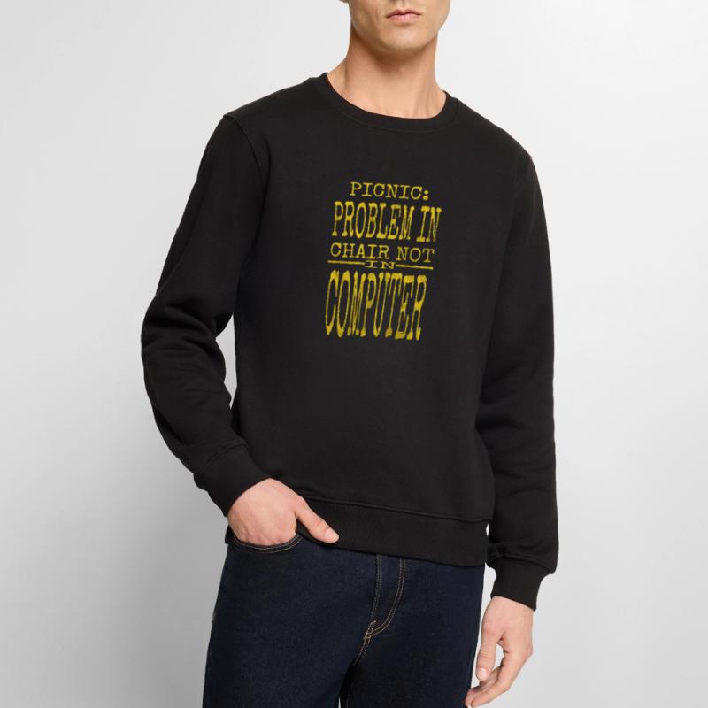 Hacking Computer Codes Programming Funny Quote Men's Premium Organic Jumper