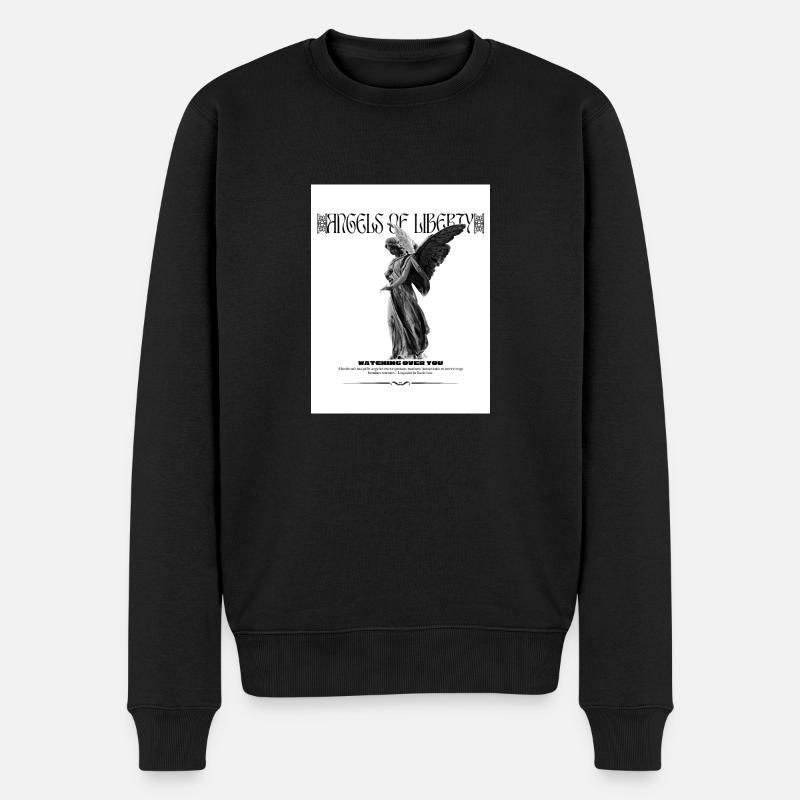 Anges de la Liberté - Pull Premium bio Homme - noir
