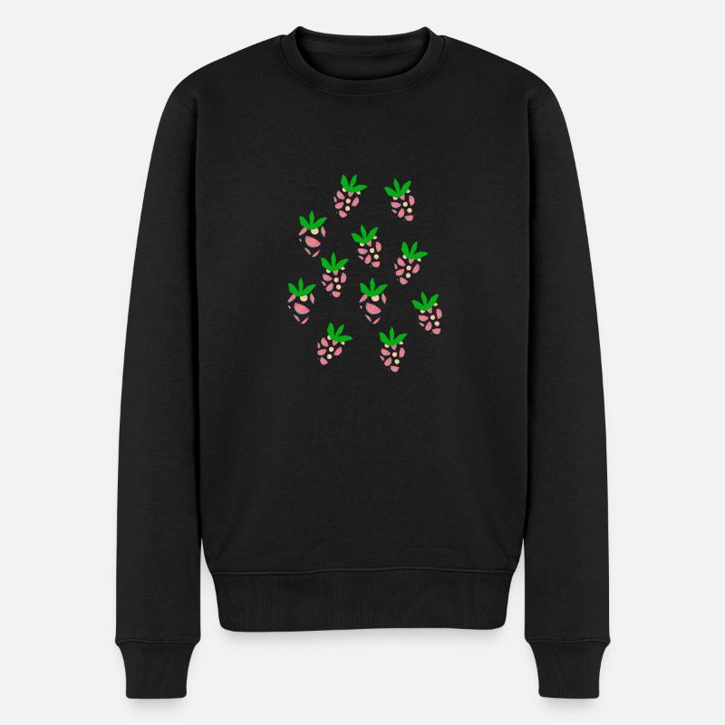 Melon ou fraise? - Pull Premium bio Homme - noir