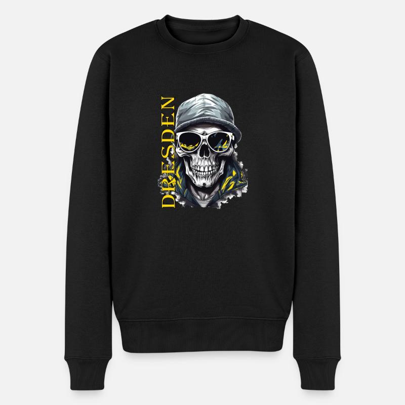 Dresden Design Dresdner Ultras - Männer Premium Bio Pullover - Schwarz