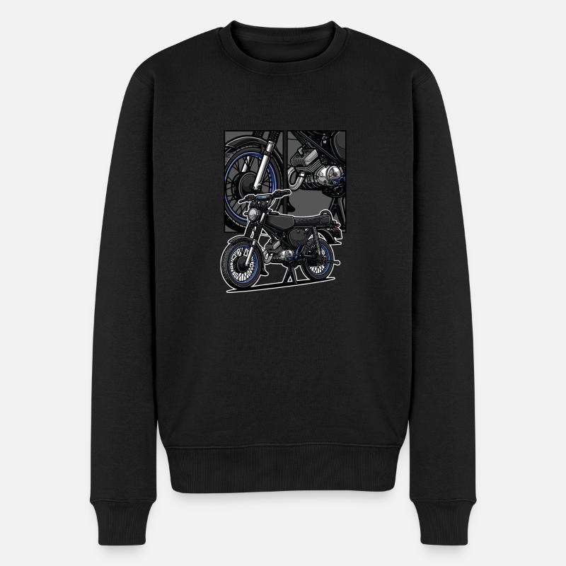 S51 (Tuning) // Illustration - Pull Premium bio Homme - noir