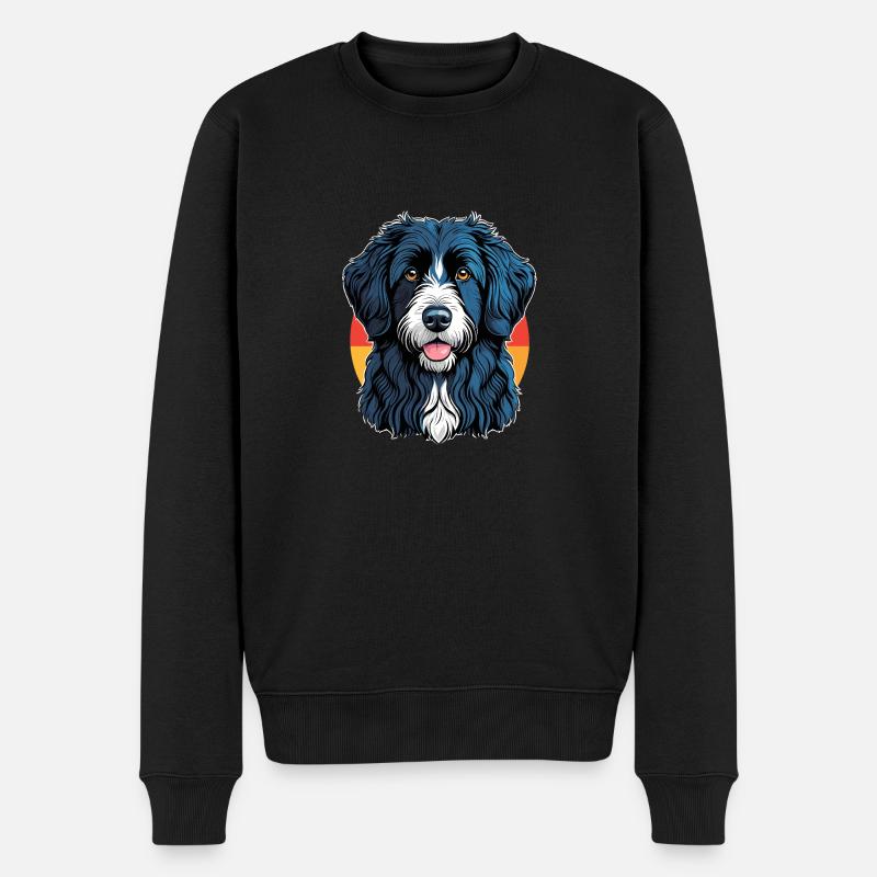 Portugiesischer Schäferhund - Männer Premium Bio Pullover - Schwarz