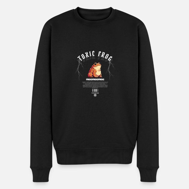 Le prince grenouille - Pull Premium bio Homme - noir