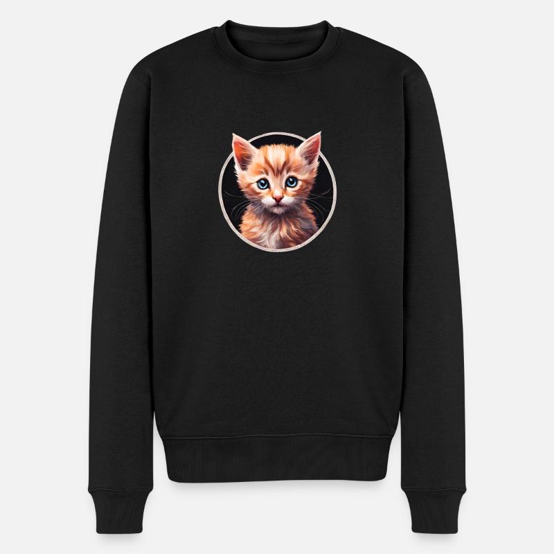 Chaton mignon - Pull Premium bio Homme - noir
