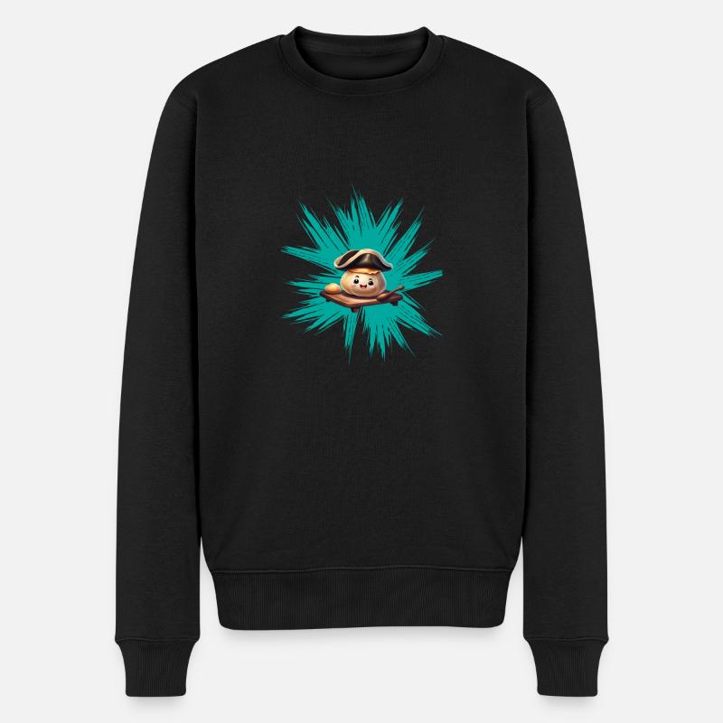 Boulette de levure sur graffiti - Pull Premium bio Homme - noir