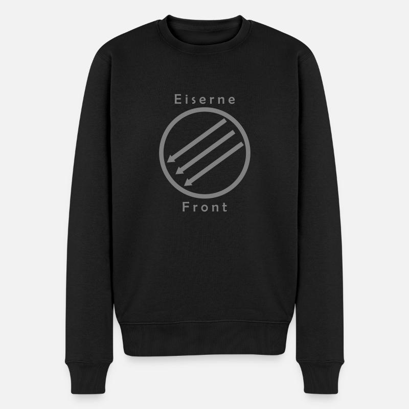 Eiserne Fron - Drei Pfeile - Männer Premium Bio Pullover - Schwarz