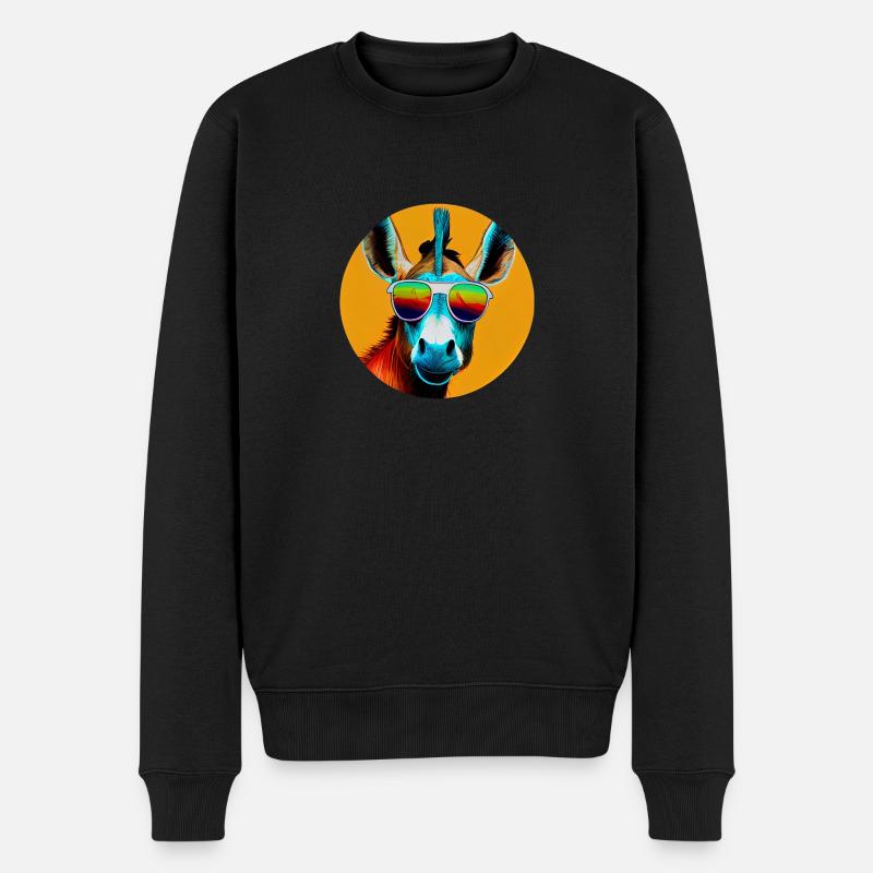 Shades of Bray - Männer Premium Bio Pullover - Schwarz