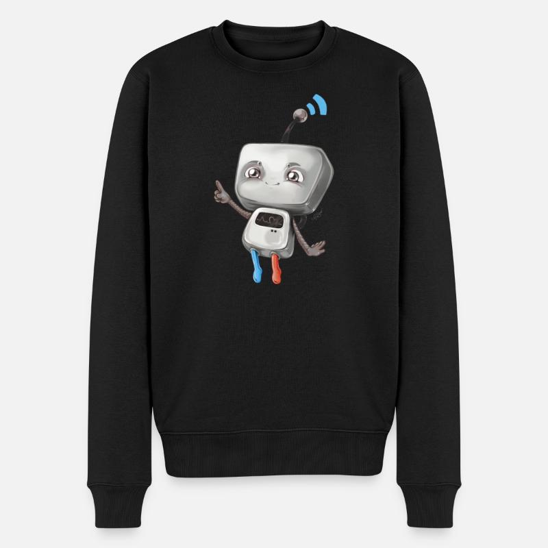 Petit robot - Pull Premium bio Homme - noir