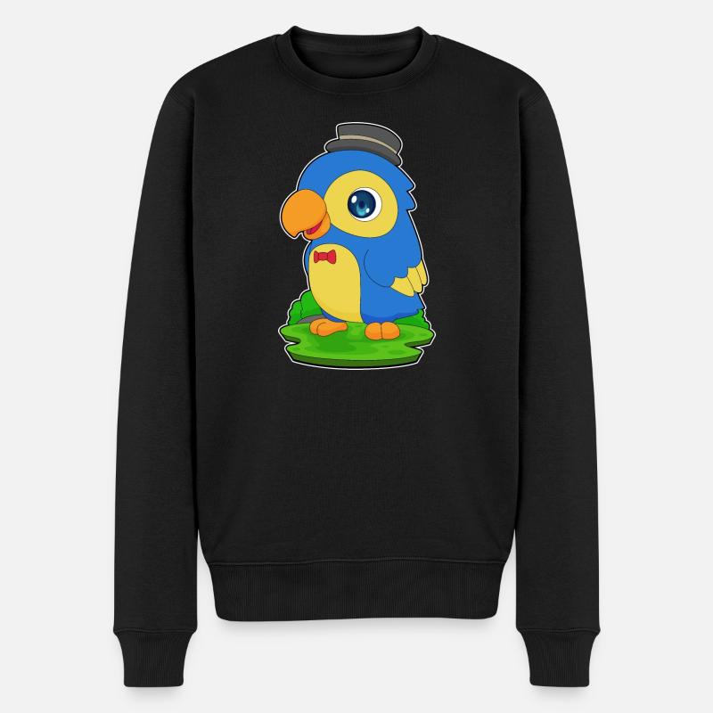 Nœud papillon Parrot Gentleman - Pull Premium bio Homme - noir