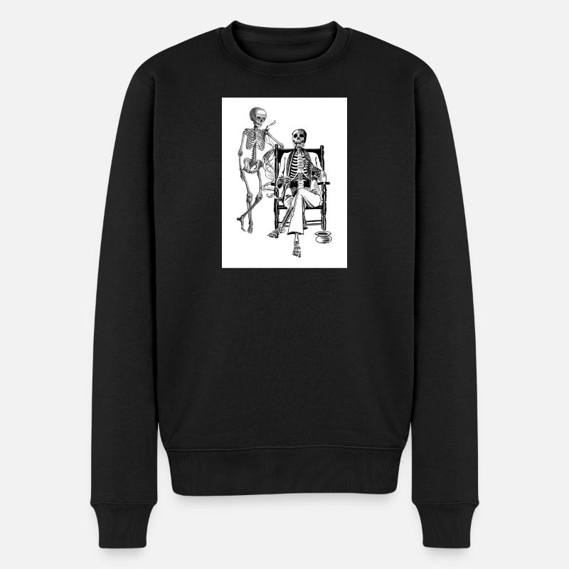 Squelette - Pull Premium bio Homme - noir