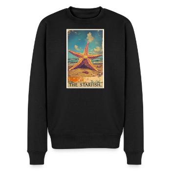 Starfish Starfish - Men's Premium Organic Jumper - black - Front - Nico (187cm)