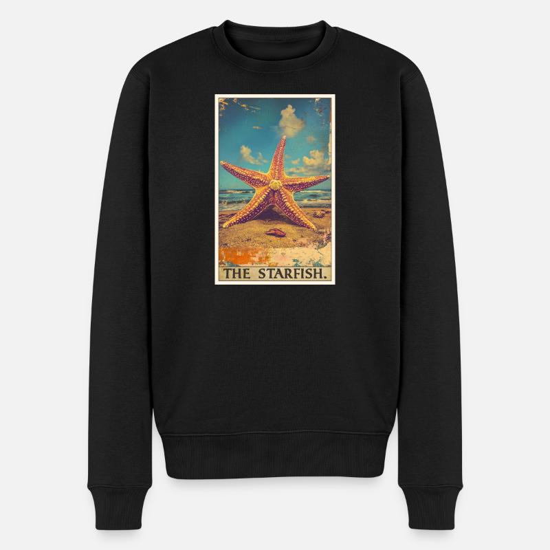 Étoile de mer Étoile de mer - Pull Premium bio Homme - noir