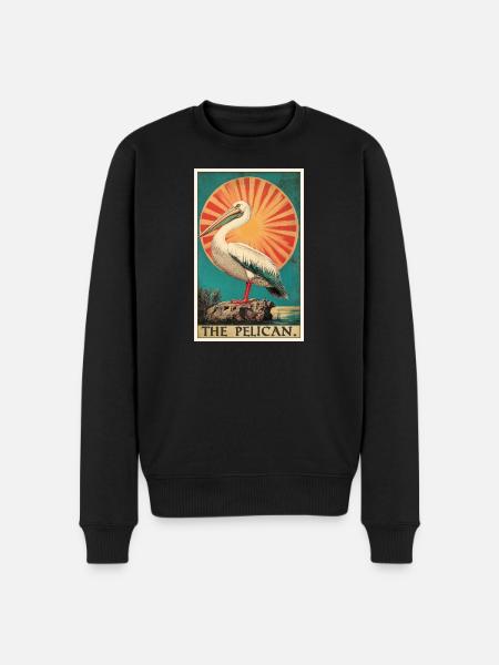 Pelicans Pelican - Men's Premium Organic Jumper - black