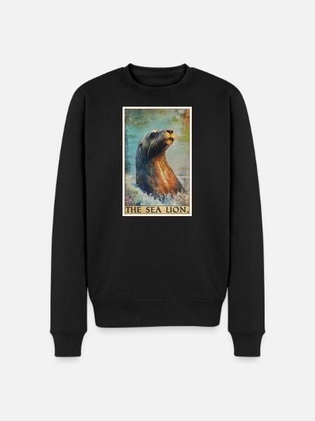 Sea Lions Sea Lion - Men's Premium Organic Jumper - black