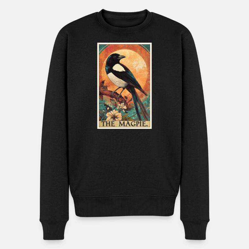 Pies Magpie - Pull Premium bio Homme - noir